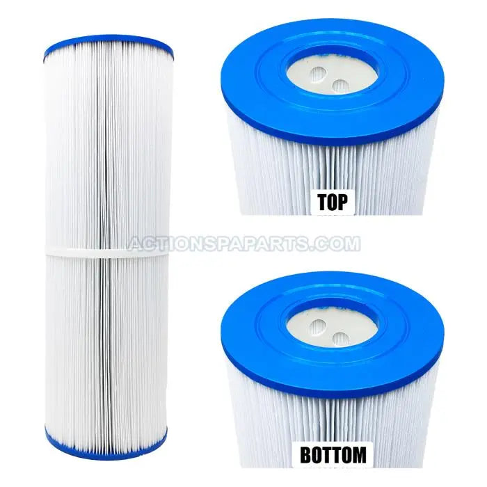 Filter Cartridge Unicel 4-15/16 14-7/8 2-1/8 Open 2-1/8 Open 50 Sqft Action Spa Parts