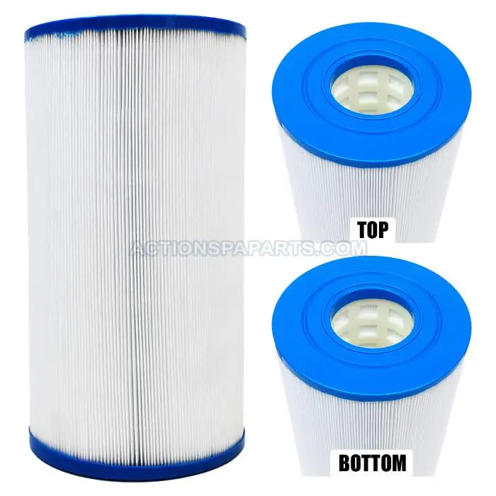 Filter Cartridge Diamond 4-15/16 9-1/4 2-1/8 Open 2-1/8 Open 35 Sqft Action Spa Parts