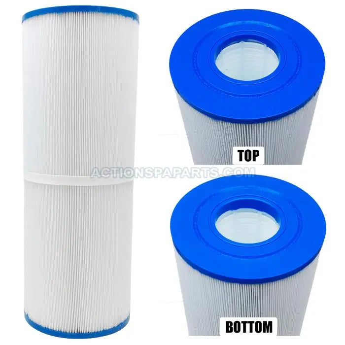 Filter Cartridge, Diamond, 4-15/16, 13-5/16, 2-1/8 Open, 2-1/8 Open, 50 Sq. Ft Action Spa Parts