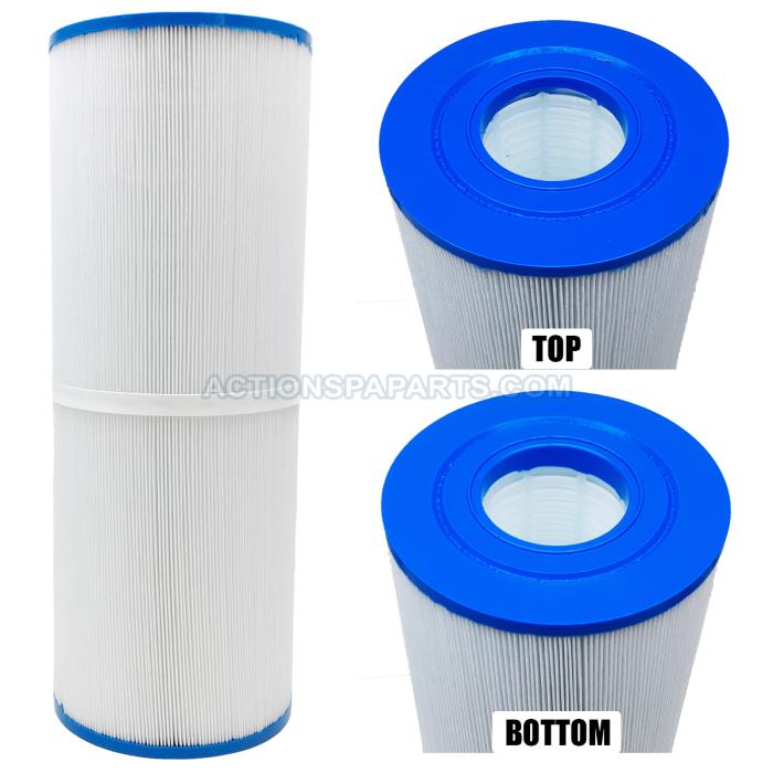 Filter Cartridge, Diamond, 4-15/16, 13-5/16, 2-1/8 Open, 2-1/8 Open, 50 Sq. Ft